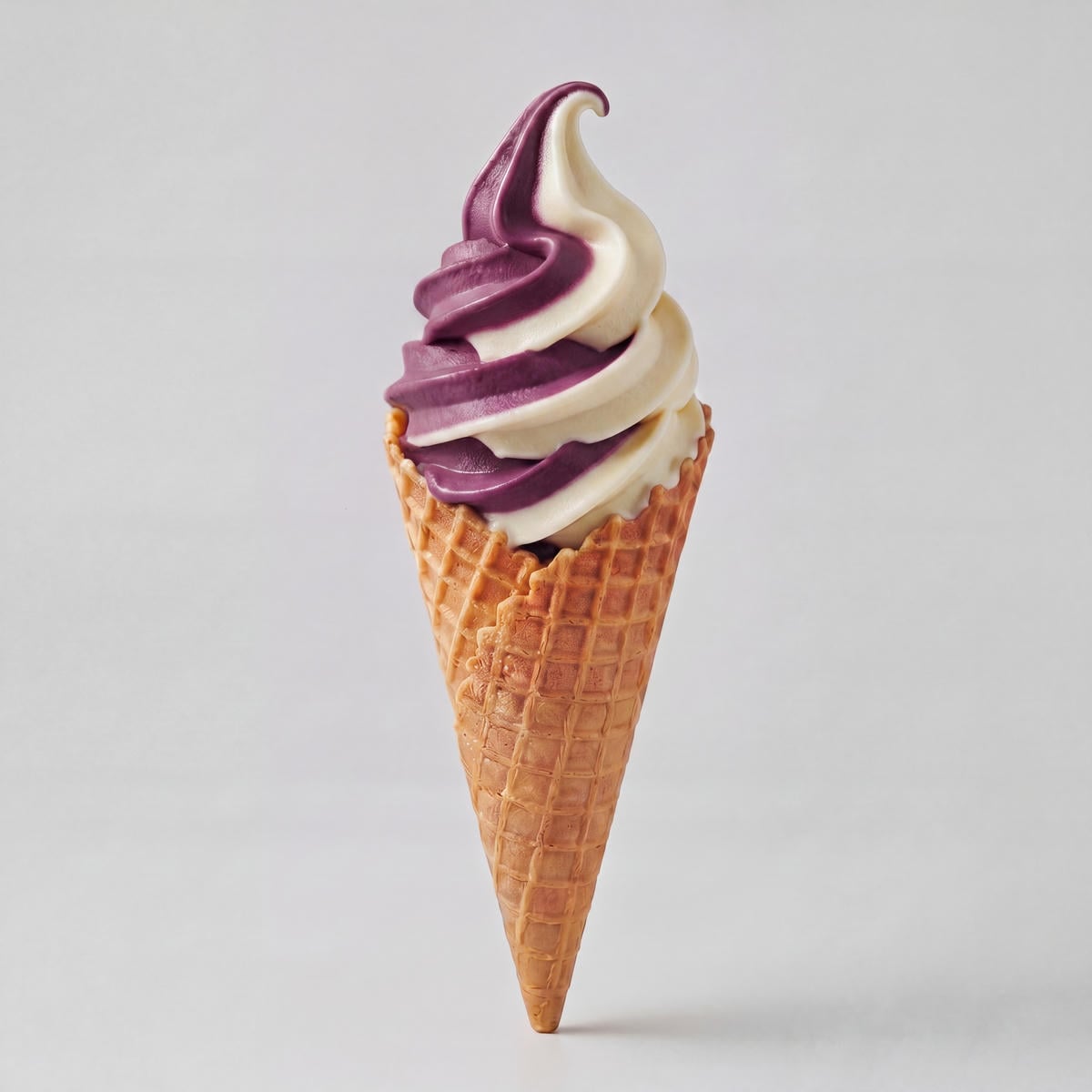 Açaí Softeis in der Waffel